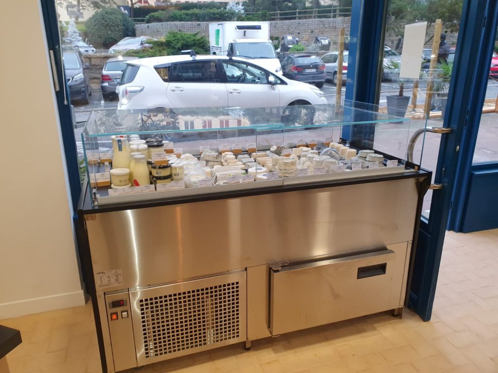 vitrine froid service arrière