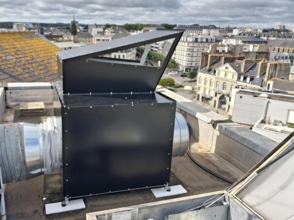 Remplacement caisson de ventilation Saint-Brieuc